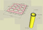 Резиновый патрон фильтра полиэстера, 0,3 - фильтр для масла синтетики 0.5ум