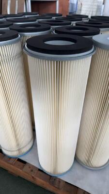 Pleated Filter Media Dust Collector Filter Cartridge with Customizable Filtration Media and Pulse-Jet Cleaning for AMADA Laser Cutting Machines